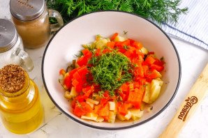 Вкусный салат из морской капусты Вкусный салат из морской капусты