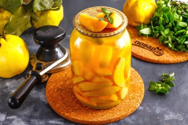 Компот из айвы на зиму Компот из айвы на зиму