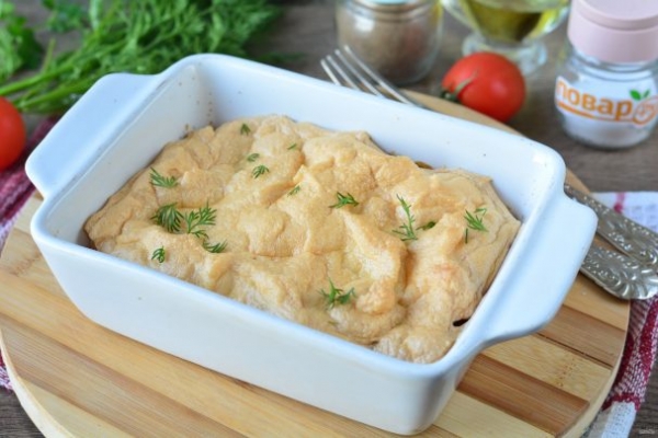 "Курица под снегом" в духовке "Курица под снегом" в духовке