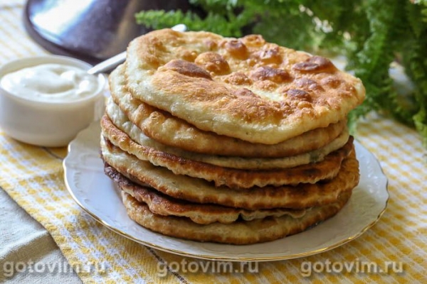 Постные лепешки на рассоле