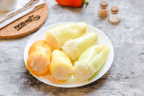 Перец фаршированный рисом на зиму Перец фаршированный рисом на зиму