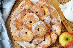 Яблочные пончики Яблочные пончики