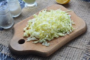 Салат с пекинской капустой для похудения
