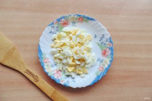 Салат с корейской морковью, курицей и ананасами Салат с корейской морковью, курицей и ананасами