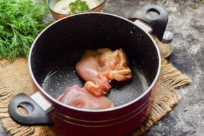 Салат из пекинской капусты с курицей Салат из пекинской капусты с курицей