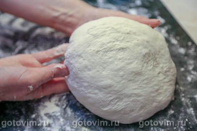 Плетеный хлеб с чесноком и укропом (без яиц и молока)