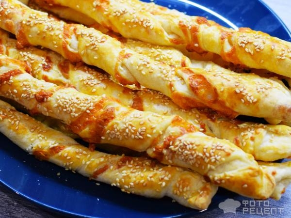 Рецепт: Сырные палочки с кунжутом - Мои затяжные жгутики! Рецепт: Сырные палочки с кунжутом - Мои затяжные жгутики!