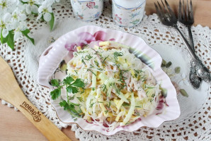 Итальянский салат с фунчозой