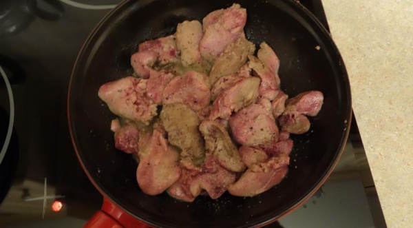 Салат из куриной печени и груши с маринованной вишней, пошаговый рецепт с фото Салат из куриной печени и груши с маринованной вишней, пошаговый рецепт с фото