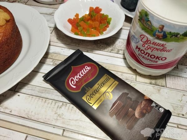 Рецепт: Кулич на кефире - с цукатами, без дрожжей, готовимся к Пасхе, просто и быстро Рецепт: Кулич на кефире - с цукатами, без дрожжей, готовимся к Пасхе, просто и быстро