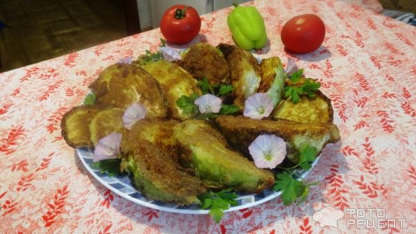 Рецепт: Молодая капуста, слайсы в сухарях - Нежное,вкусное блюдо.