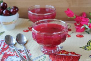 Желе из вишни с агар-агаром Желе из вишни с агар-агаром