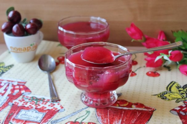Желе из вишни с агар-агаром Желе из вишни с агар-агаром