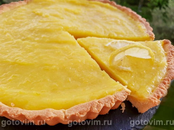 Французский песочный пирог с заварным лимонным кремом (tarte au citron) Французский песочный пирог с заварным лимонным кремом (tarte au citron)