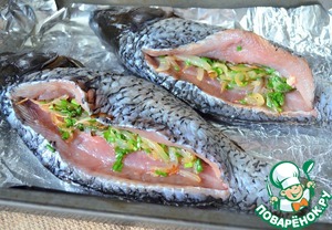 Карп с жареным луком Карп с жареным луком