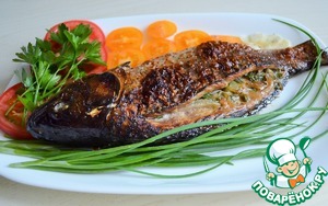 Карп с жареным луком Карп с жареным луком