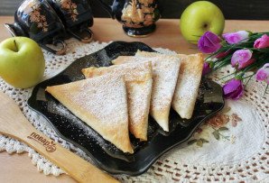 Ленивые пирожки с яблоками