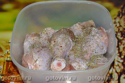 Куриные голени в сметане в мультиварке Куриные голени в сметане в мультиварке