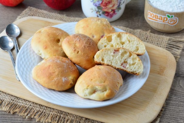 Печенье на кефире с яблоками Печенье на кефире с яблоками