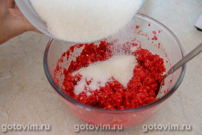 Сырое варенье из калины с апельсином Сырое варенье из калины с апельсином
