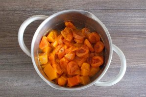 Повидло из тыквы с курагой Повидло из тыквы с курагой