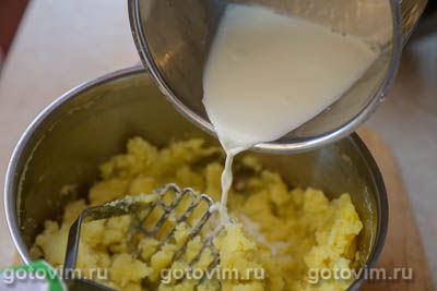 Картофельное пюре с яйцом (без масла) Картофельное пюре с яйцом (без масла)