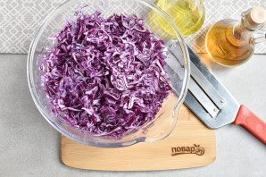Краснокочанная капуста маринованная Краснокочанная капуста маринованная