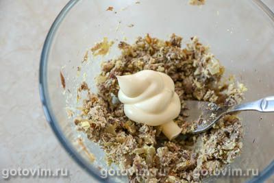 Яйца, фаршированные консервированной рыбой Яйца, фаршированные консервированной рыбой