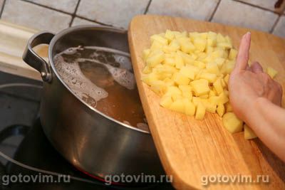 Суп из утки с картошкой и нутом Суп из утки с картошкой и нутом