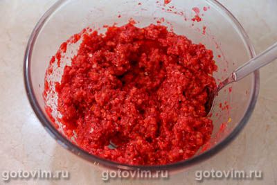 Сырое варенье из калины с апельсином Сырое варенье из калины с апельсином