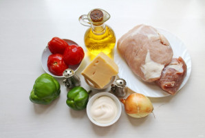 Свинина с маринованными помидорами Свинина с маринованными помидорами