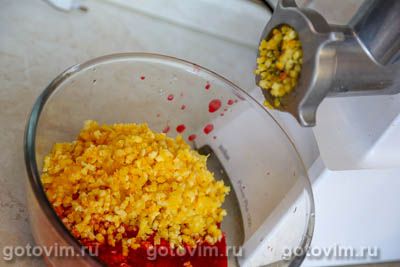 Сырое варенье из калины с апельсином Сырое варенье из калины с апельсином