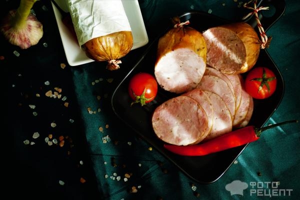 Рецепт: Дрогобыческая колбаса - вареная Рецепт: Дрогобыческая колбаса - вареная