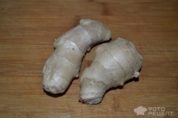 Рецепт: Имбирь в сахарном сиропе - остро-сладкий, очень вкусный