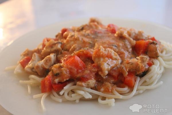 Рецепт: Куриный паприкаш - к любому гарниру Рецепт: Куриный паприкаш - к любому гарниру