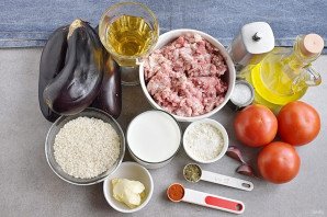 Мусака с баклажанами и рисом Мусака с баклажанами и рисом