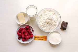 Малиновое печенье с шоколадом Малиновое печенье с шоколадом