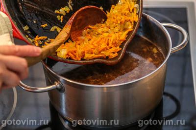 Суп из замороженных грибов с мучной подбойкой Суп из замороженных грибов с мучной подбойкой