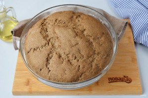 Домашний черный хлеб Домашний черный хлеб