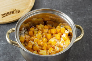 Варенье из тыквы с апельсином и курагой Варенье из тыквы с апельсином и курагой