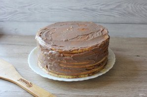 Медовик с шоколадным кремом Медовик с шоколадным кремом