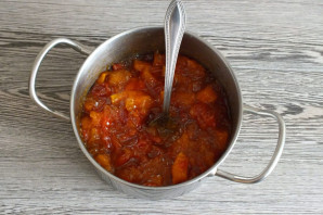 Варенье из тыквы с курагой и апельсином Варенье из тыквы с курагой и апельсином
