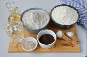 Домашний черный хлеб Домашний черный хлеб