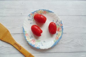 Салат из запеченных баклажанов, помидоров и перца Салат из запеченных баклажанов, помидоров и перца