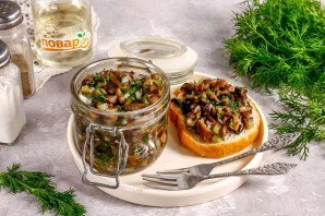Икра из маринованных опят Икра из маринованных опят