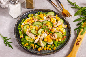ПП салат с курицей и кукурузой ПП салат с курицей и кукурузой