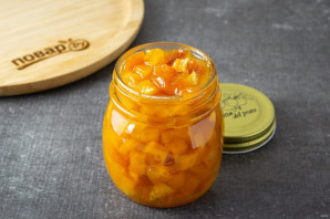 Варенье из тыквы с апельсином и курагой Варенье из тыквы с апельсином и курагой