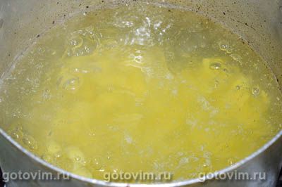 Суп из овощной смеси с яичными блинчиками Суп из овощной смеси с яичными блинчиками