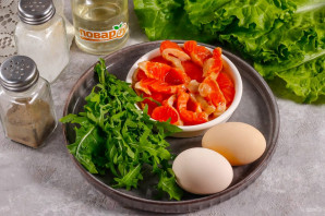 Салат из форели с рукколой Салат из форели с рукколой