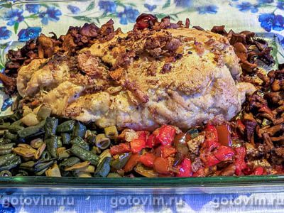 Рулет из куриной грудки с паштетом а-ля &laquo;Метропольки&raquo;